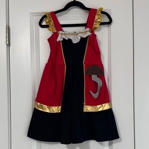 Buccaneer Kids Costume - Red, Black, and Gold